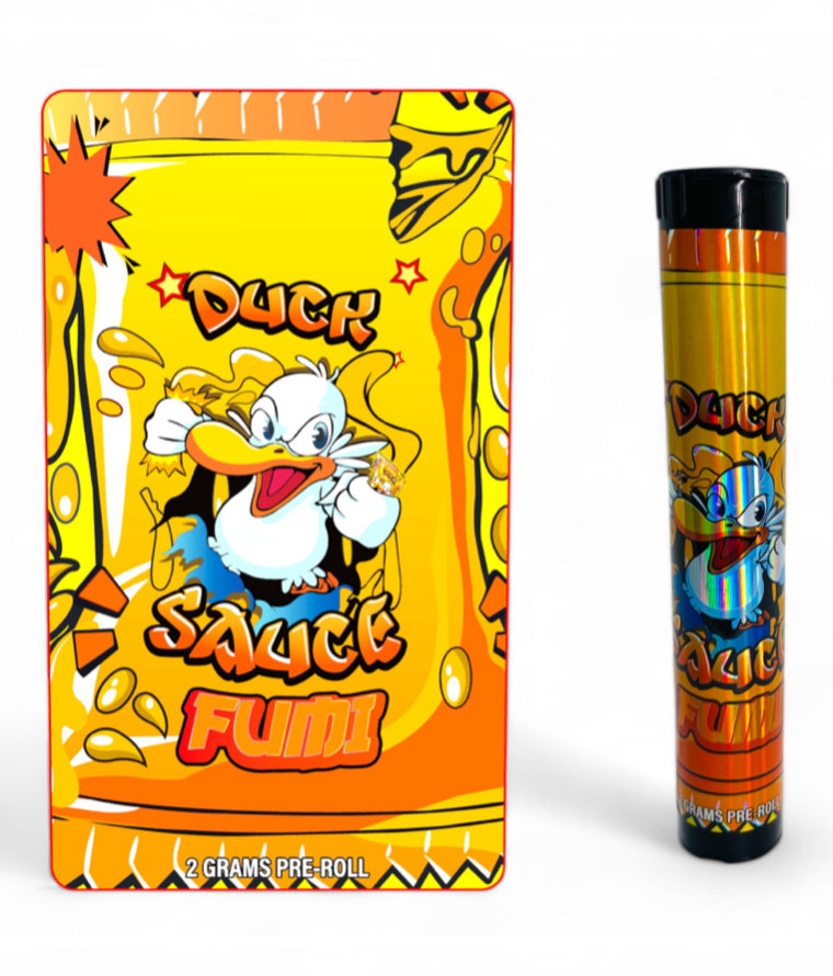 Duck Sauce Fumi Tubes with Holographic Labels