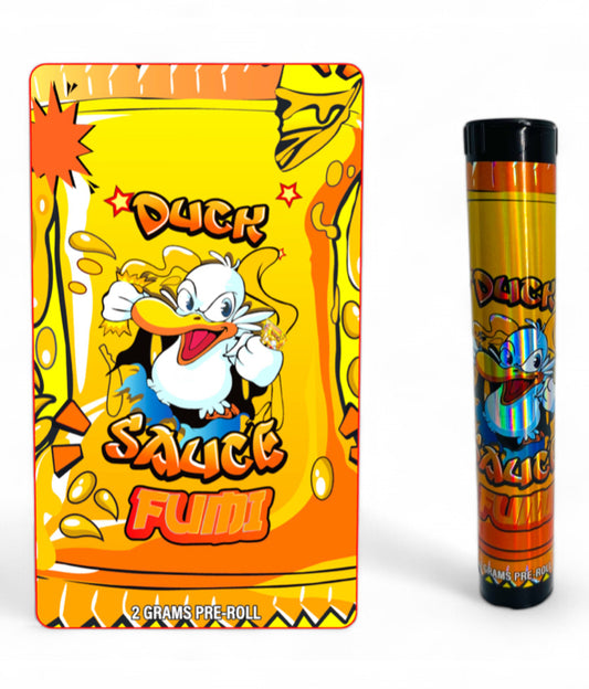 Duck Sauce Fumi Tubes with Holographic Labels