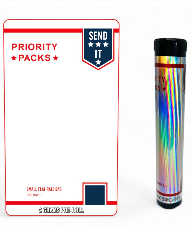 Priority Packs Tubes with Holographic Labels