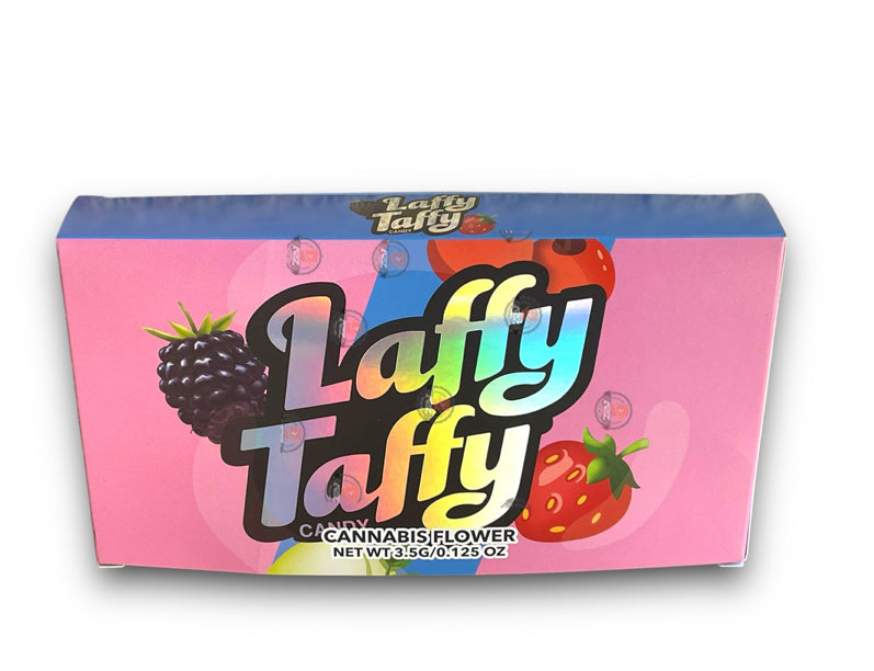 Laffy Taffy Candy Mylar Bags with Boxes 3.5g Box Packaging Holographic