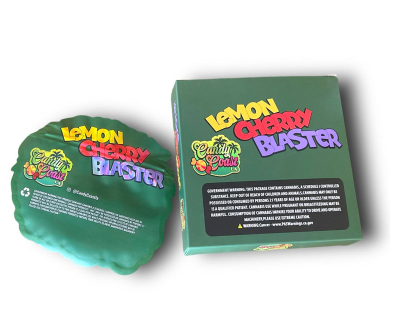 Lemon Cherry Blaster Mylar Bags with Boxes 3.5g Box Packaging Holographic