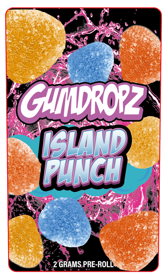 Island Punch 2 Gram Pre-Roll Holographic Labeling/Stickers Only